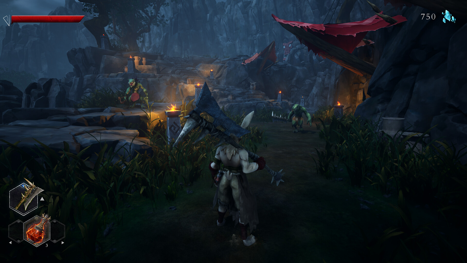 Thalios em uma captura oficial do jogo